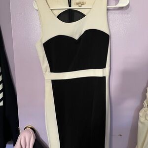 Black and White Women's Dress